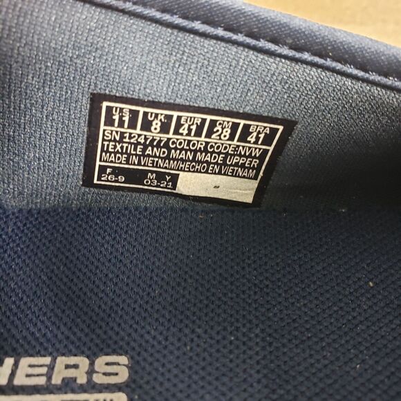 Skechers Go Walk Shoes Womens 11 M Blue Classic Basic Fun Slip-Ons Sneakers - Picture 9 of 12